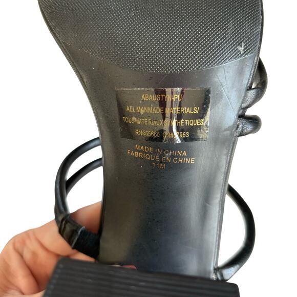 Abound Women's Austyn Tubular Strappy Block
Heel Black Platform Sandals Size 11 - Picture 7 of 7